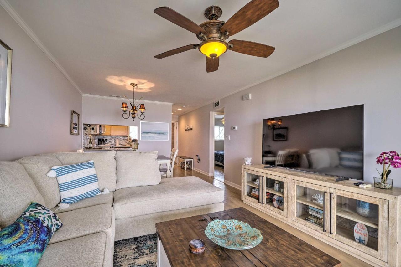 Beachfront Condo With Unobstructed Ocean Views! Oak Island Kültér fotó