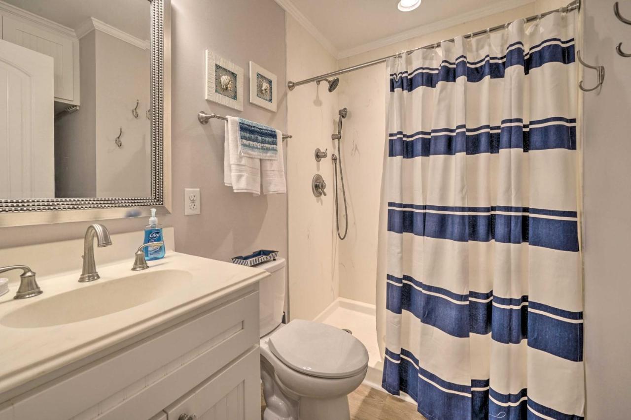 Beachfront Condo With Unobstructed Ocean Views! Oak Island Kültér fotó