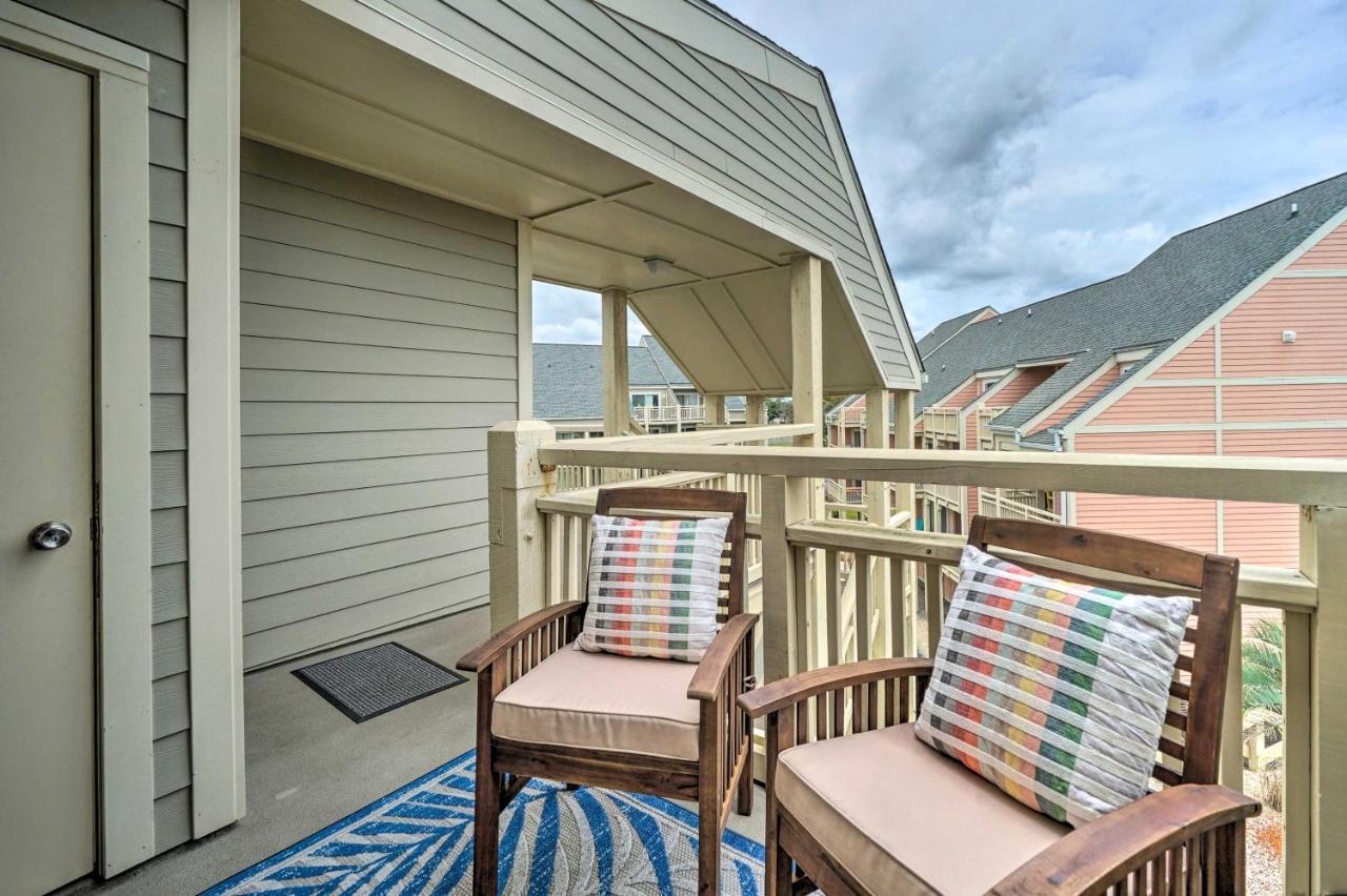 Beachfront Condo With Unobstructed Ocean Views! Oak Island Kültér fotó